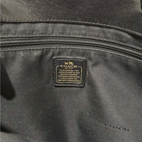 Vintage Coach Leather Tote Bag - Picture 4 of 6
